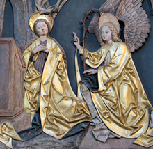 Detail aus dem Pacheraltar in Gries bei Bozen (Foto A. Prock)