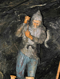 Bergmann Historischer Erzabbau Schaustollen Ridnauntal Südtirol (Foto A. Prock)