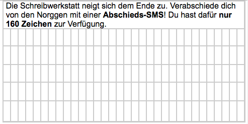 Abschieds-SMS