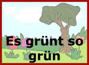 Es grünt so grün